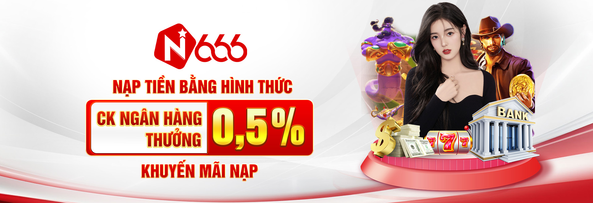 n666 - banner thưởng nạp 1